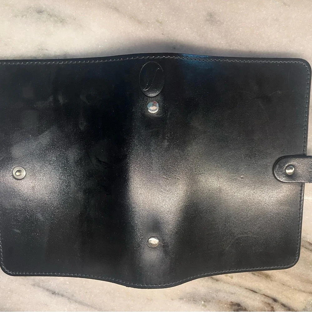 filoFAX Black Patent Original Leather personal sized Organizer - Picture 4 of 4